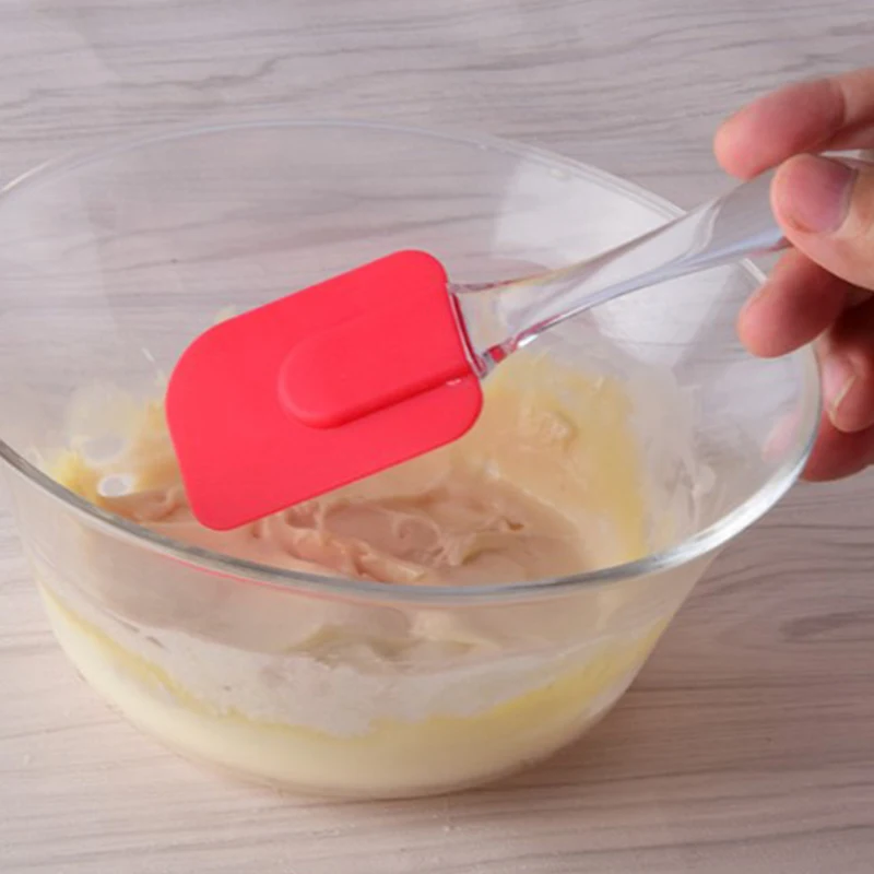 Baking Scraper Cake Baking Tool Food Grade Non Stick Spatula Butter Spoon Cooking Silicone Spatula Rubber Shovel Bakery Tools
