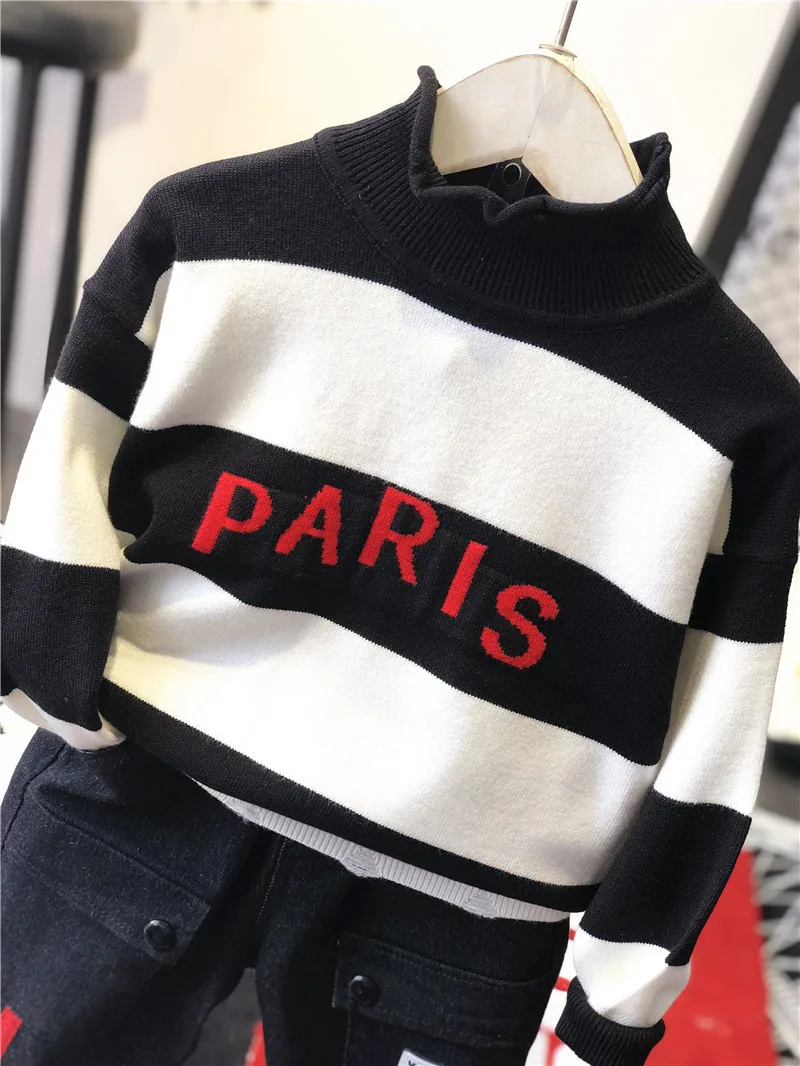 Childrenswear Children High Collar Sweater Not Balling up