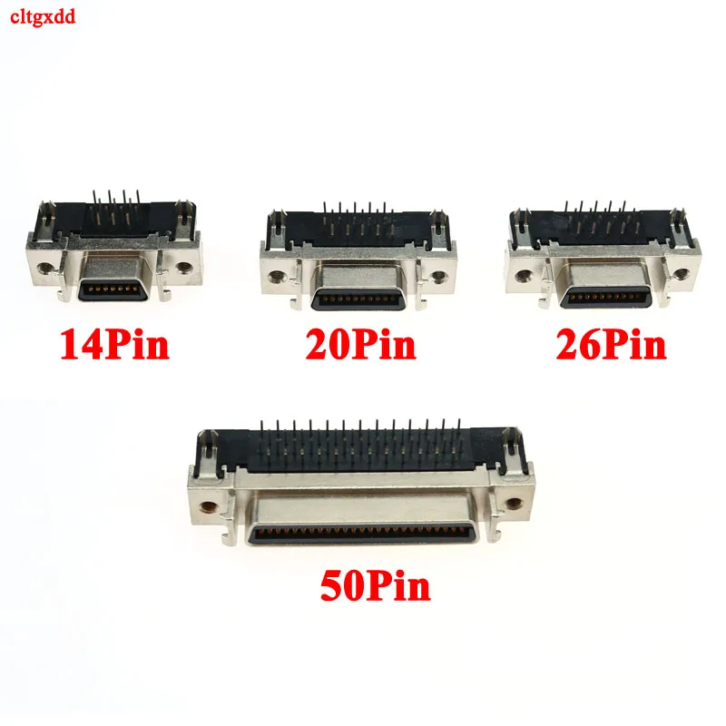 1x Scsi Connector Hpcn Slot Type 14 20 26 36 50 Pin Male