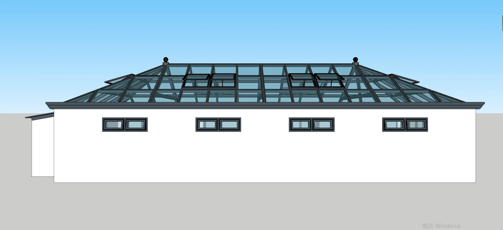 Aluminium Frame Structure Sunroom with Laminated Glass Window/ Aluminum Door and Window Sunroom