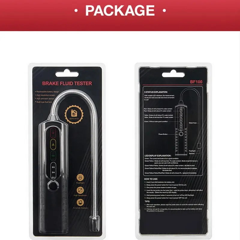 

Brake Flui-d Tester Diagnostic Tool Oil Quality Check Pen