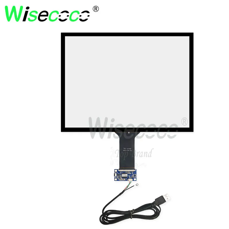Polegada de Toque Capacitivo Interface Usb Plug & Play Suporte Linux Windows Raspberry pi Sistema Android com 10 Toque 15