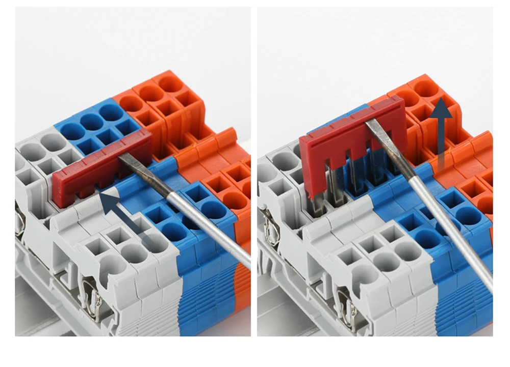 Description Picture 4 of item1Pc FBS 10-3.5 Wiring Jumper 3/5/10 Pin PT1.5 TW/QU 1.5mm Connector DIN Rail Terminal Block Accessories Plug-in Bridge FBS10-3.5