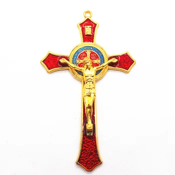 

Cross Jesus Catholic Prayer Decortation Religious Christ Cross red orthodox Russia