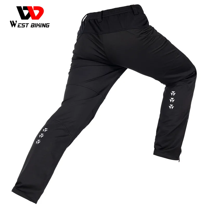 West Biking YP0203121 Winter Fleece Bicycle Pant Men | Winter Jacket Filler | Cycling Pants Winter Gel - Cycling Pants
