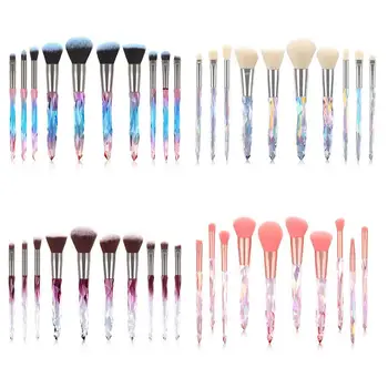 

10Pcs Makeup Brushes Tool Set Cosmetic Powder Eye Shadow Foundation Blush Blending Concealer Lip Eye Make Up Brush MakeupTool