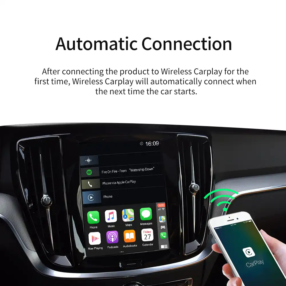 Carlinkit2.0 версия беспроводной адаптер Carplay ключ для Iphone IOS12 автомобильный оригинальный проводной Carplay встроенный проводной к беспроводной