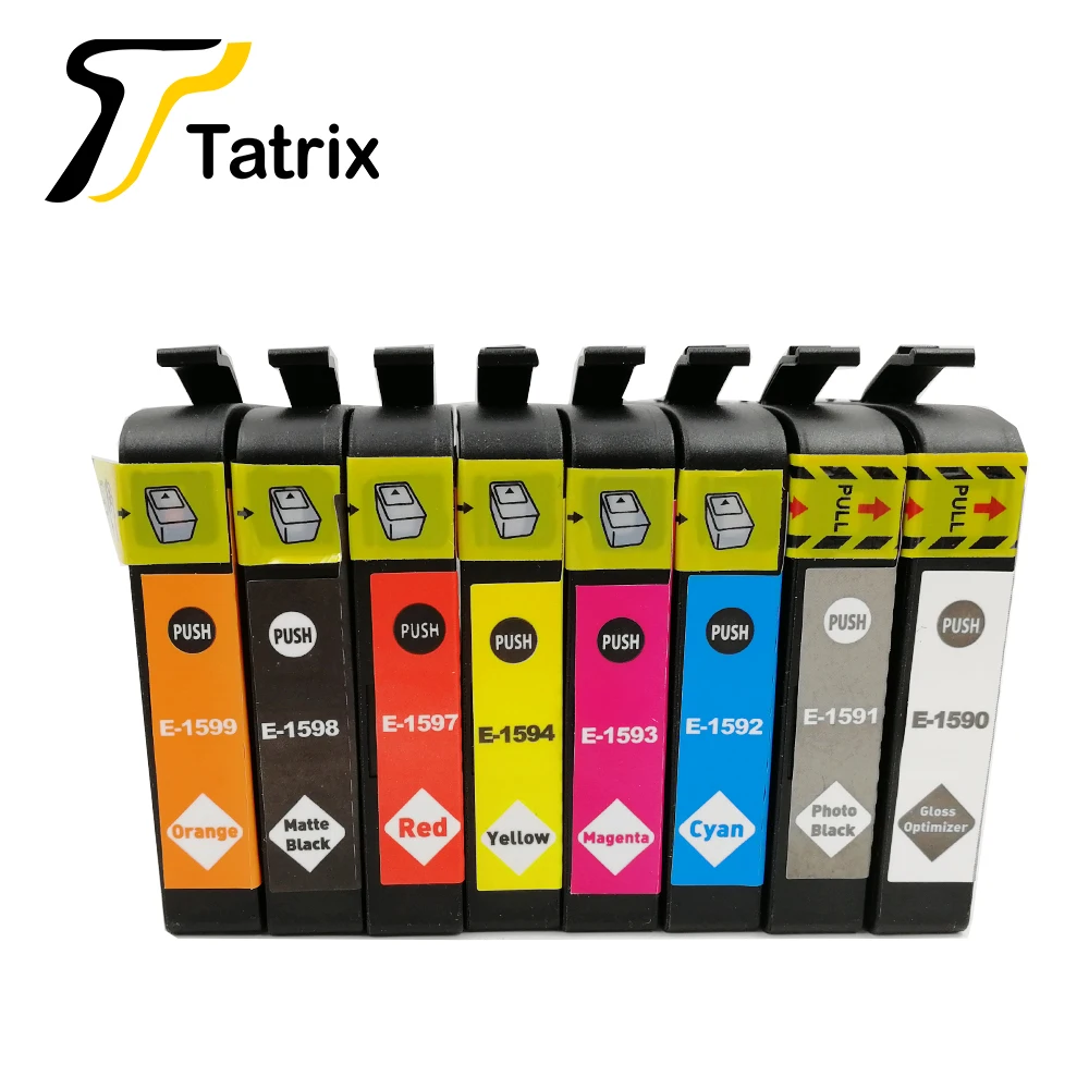 Для печатающей головки Epson T1590 T1591 T1592 T1593 T1594 T1597 T1598 T1599 патрон чернил для принтера Epson R2000 R2000S чернильный картридж R2000 A3 принтер