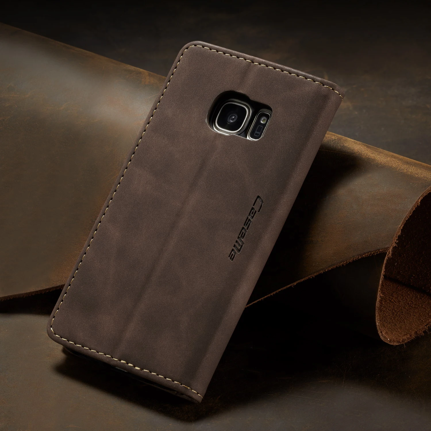 Для samsung Galaxy S7 Edge откидной Чехол на samsung Galaxy S7 чехол для телефона Магнитный S 7 кожаный винтажный кошелек чехол слот для карт