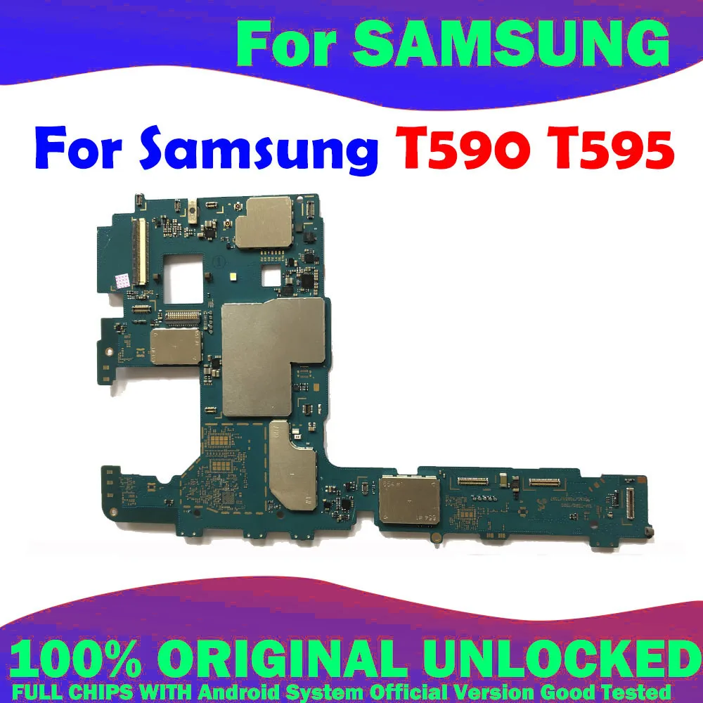 Для Samsung Galaxy Tab A SM-T590 SM-T595 T590 T595 T597 16 Гб Материнская плата схемы карта Flex кабель |