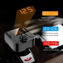 BT36B 12-24V BT36B Bluetooth 5,0 автомобильный комплект MP3-плеер fm-передатчик с двойным USB зарядное устройство для устройства Handsfree музыкальный аудио приемник r20