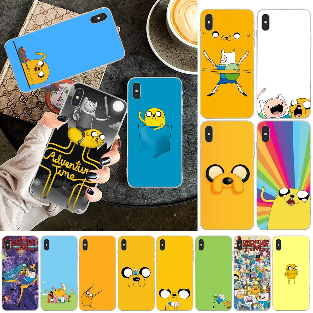 BaweiTE adventure time Beemo BMO Jake Black Soft Shell Phone Case Capa for iPhone 11 pro XS MAX 8 7 6 6S Plus X 5 5S SE XR cover | Мобильные