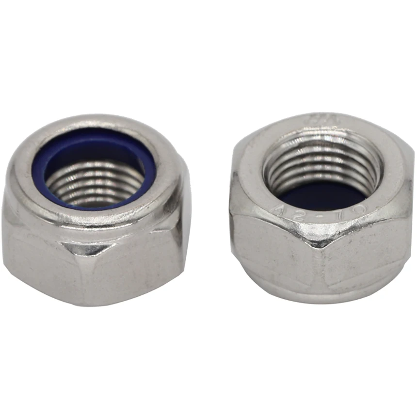 M2 to M30 Hex Nyloc Nylon Insert Locking Nuts DIN 985 A2 304 Stainless Steel M2 to M30 Hex Nyloc Nylon Insert Locking Nuts DIN 985 A2 304 Stainless Steel