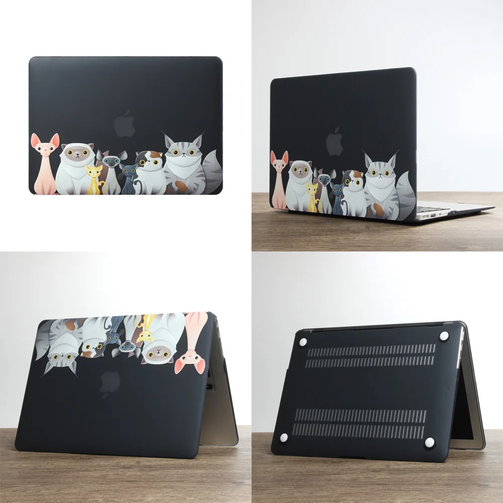 DNS B4 Чехол для ноутбука с принтом для Apple MacBook Air Pro retina 11 12 13 15 mac book 13,3 дюймов с сенсорной панелью+ чехол для клавиатуры - Цвет: DNS B4