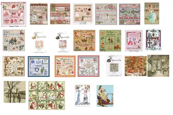 

ZZ yixiao Strawberry Cake styles Counted Cross Stitch Kit Cross stitch RS cotton with cross stitch Luca-S B2241 HH