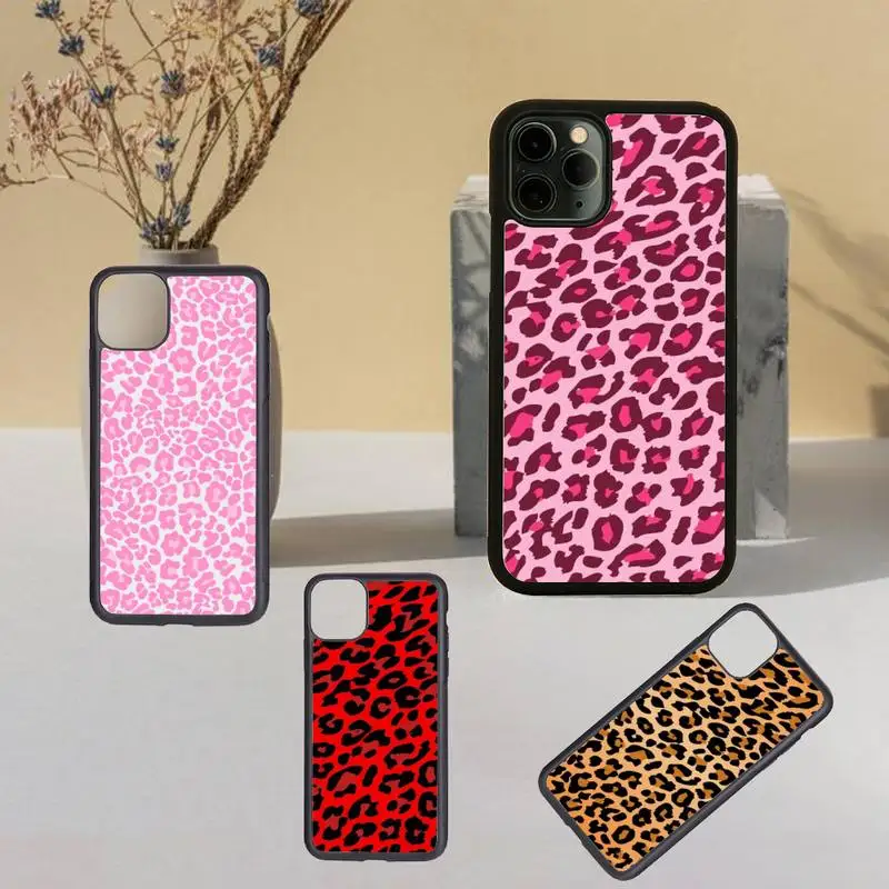 Leopard Wildflower Phone Case Cover For iPhone 11 Pro X XS Max XR 5 6 6S 7 8 Plus Iphone 12 12pro TPU+PET Back | Мобильные телефоны