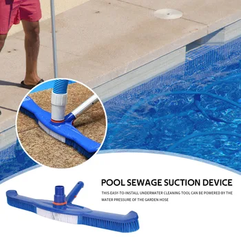 

Suction Vacuum Head Swimming Pool Brushes Floor Broom Cleaner Cleaner SPA Wall Swimming Portable Outdoor Elements