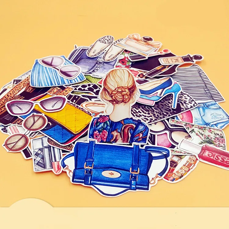 Для выведения токсинов 40 шт модные женские туфли в винтажном стиле наклейки поделки для скрапбукинга книга