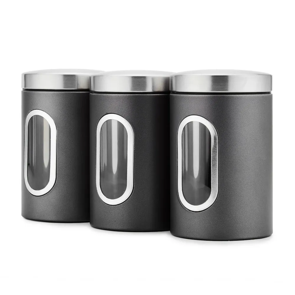 Food Storage Container 202 Stainless Steel+PE Kitchen Food Storage Set