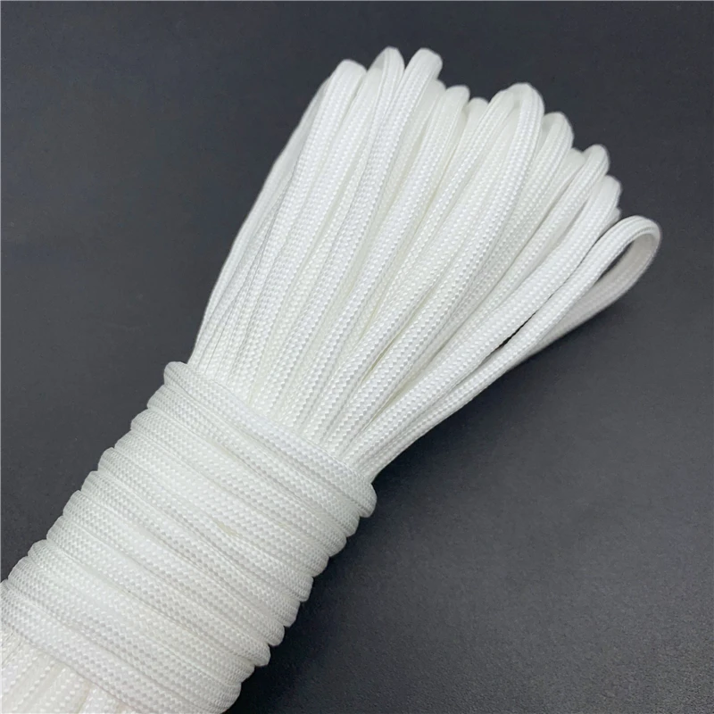 0.5/0.8/1.0/1.5/2.0/4mm 10yards Parachute Cord DeepRed Rope Lanyard Climbing Camping Survival Equipment Paracord Bracelet