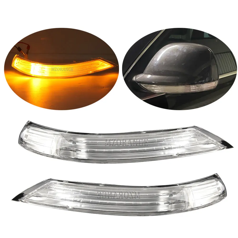 LED Side Mirror Turn Signal Light for VW Touareg 2007-2011 Door Wing Rear View Lamp Repeater Indicator Signals | Автомобили и
