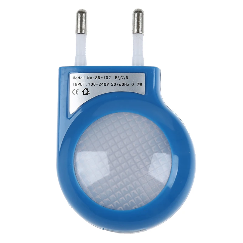

Blue LED Sensor Night Lamp with 0.7W Low Power Plug