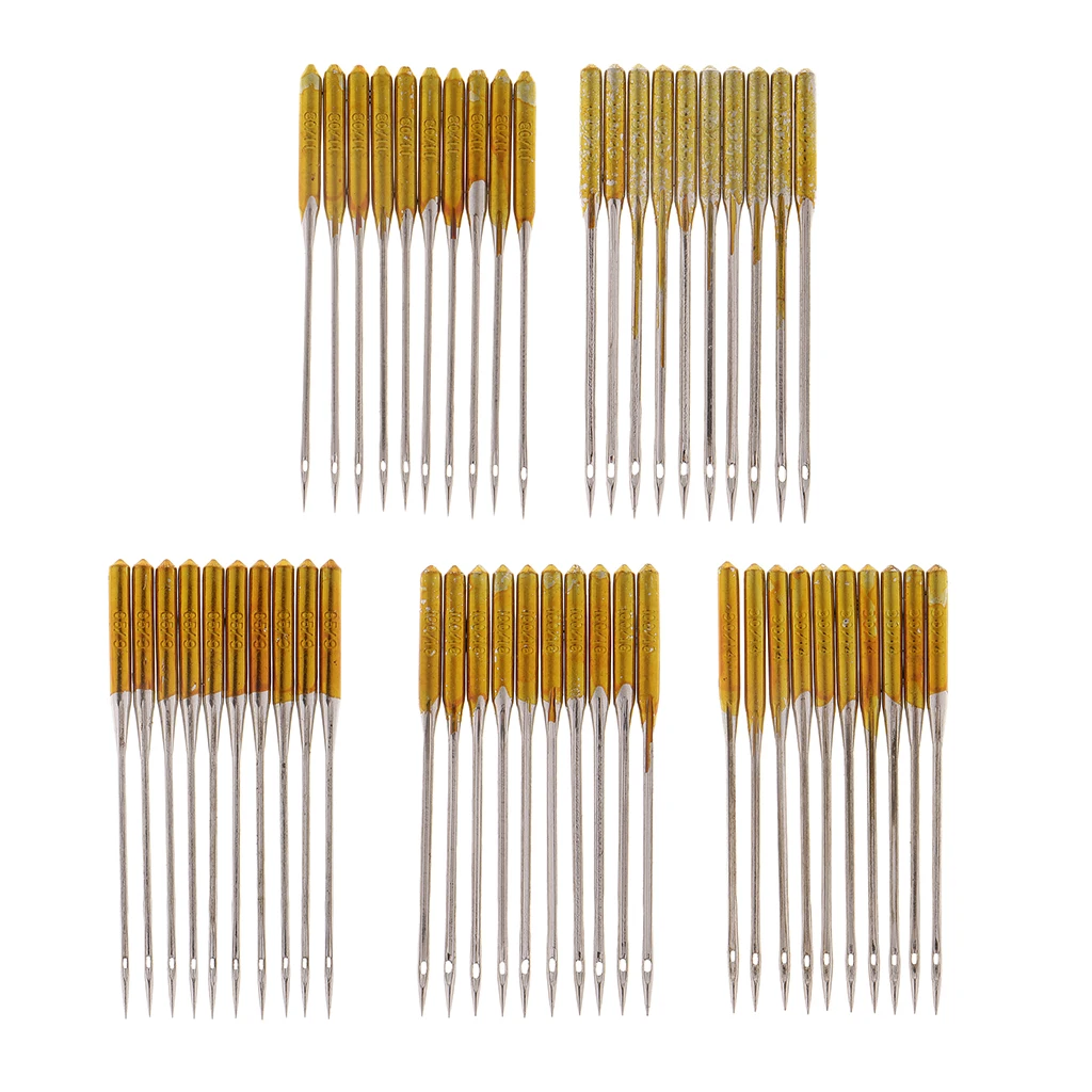 10Pcs Singer Sewing Machine Needles Domestic Standard Ballpoint, Quilting