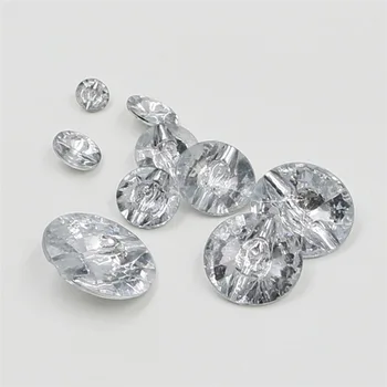 

10PCS Rhinestone Crystal Buttons 10mm/15mm/18mm/20mm/25mm Rhinestone Crystal Buttons For Clothing Sofa Craft Sewing Accessories