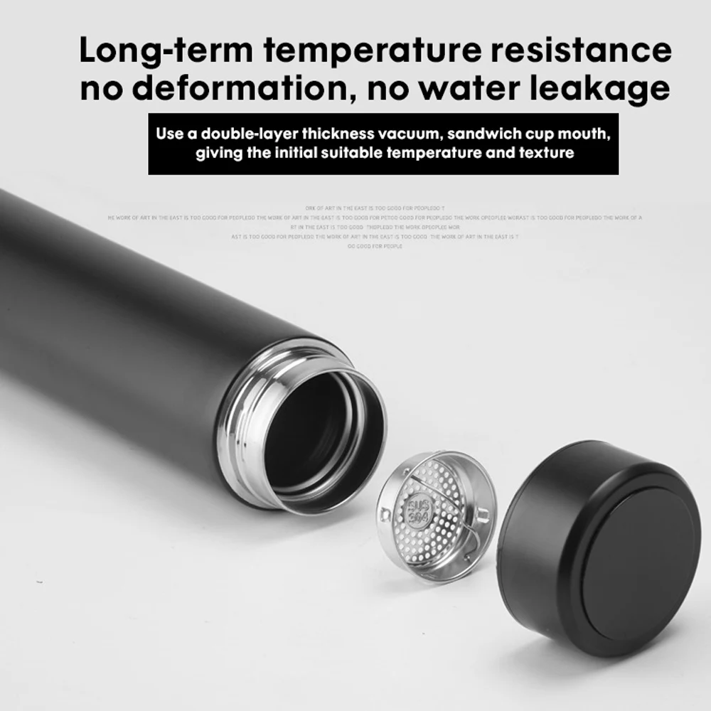 Beste Thermosfles Temperatuur Display Smart Rvs Thermosflessen Koffie Reismok Vacuüm Tumbler Lekvrije water fles