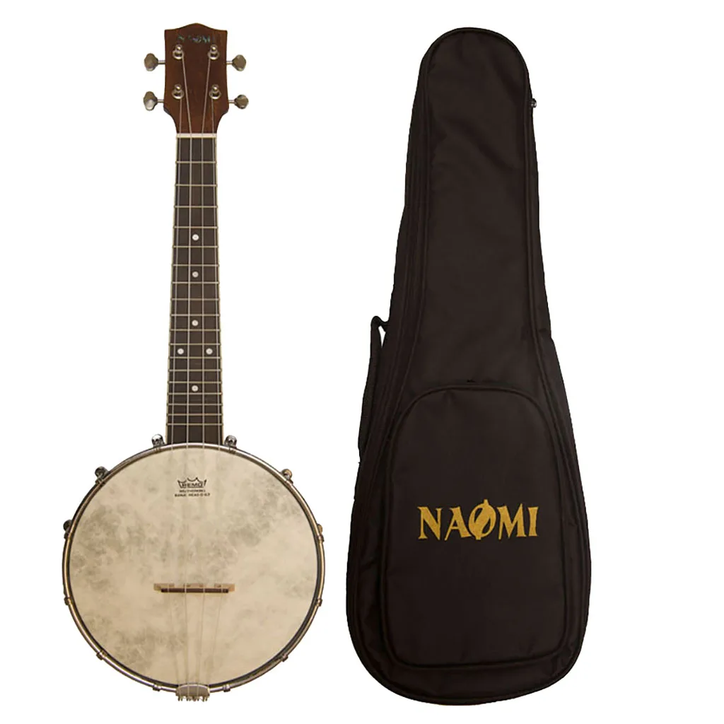 Портативный 23 ''4 String Banjolele Banjo укулеле+ сумка для хранения