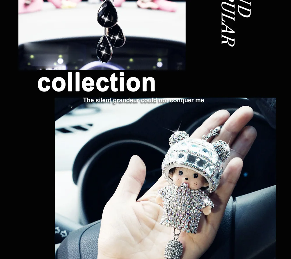 Ручная stitchedCar интерьера подвеска брелок для автомобиля для Honda CR-Z CRZ 2011 2012 2013