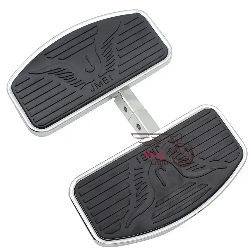 Motorcycle Driver Front Footboards Floorboards Eagle Pattern For Honda