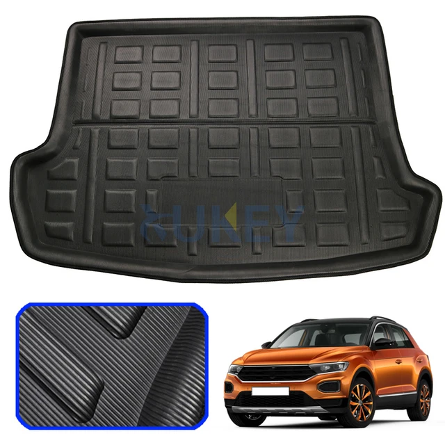 Für Volkswagen VW T-Roc T ROC TRoc 2017 2018 2019 Boot Liner Fracht Tray Stamm  Liner Matte Boden teppich Gepäck Fach Zubehör - AliExpress