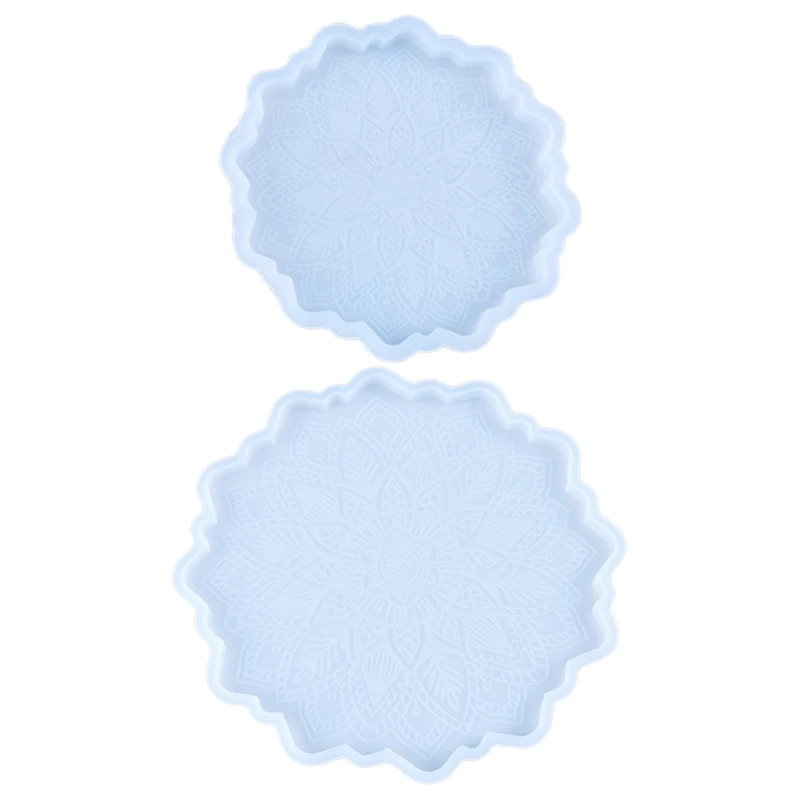 

DIY Crafts Cup Mat Pad Crystal Epoxy Resin Mold Sunflower Coaster Silicone Mould AXYD