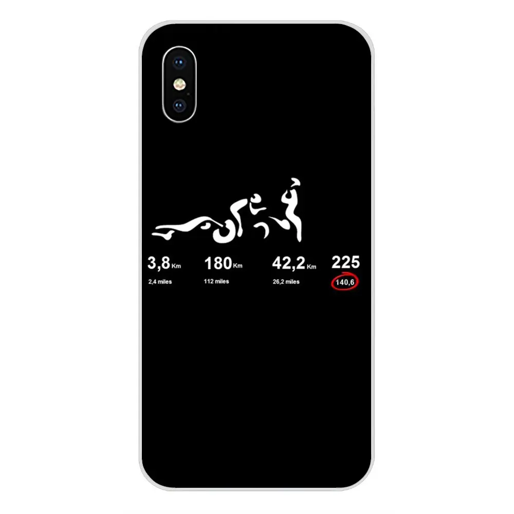 Окрашенный Триатлон Ironman Love для Apple iPhone 4 4s 5 5C 5S SE 6 6S 7 8 Plus X XS Max XR мягкие чехлы - Цвет: as picture