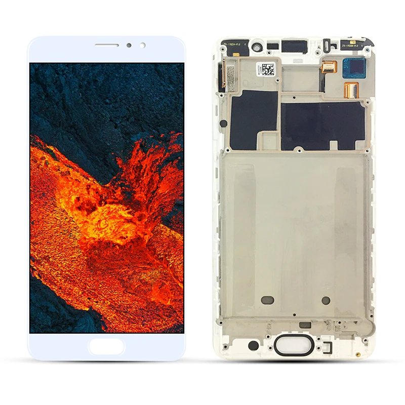 5," AMOLED дисплей для Meizu Pro 6 Plus M686G ЖК-дисплей сенсорный экран дигитайзер Замена с рамкой в сборе