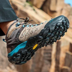 Humtto-zapatos antideslizantes para senderismo al aire libre para hombre, zapatillas transpirables para escalada, senderismo, caza, turismo, botas de montaña, zapatos tácticos