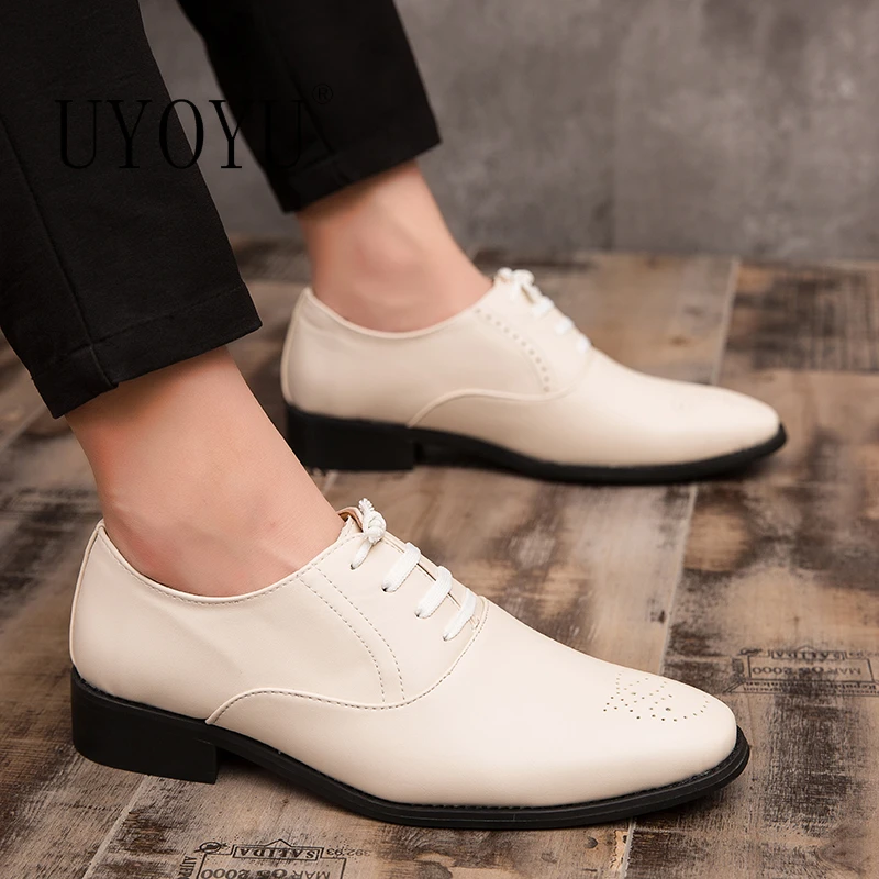 Zapatos de vestir de charol para hombre, calzado de lujo a la moda para novio, boda, estilo italiano, Oxford, talla 48|Zapatos formales| - AliExpress