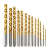 M42 8% High Cobalt Industrial Grade Titanium Coated Twist HSS Drill Bit Set 13Pcs 1.5-6.5mm For 304 Stainless Steel Drilling ► Photo 2/6