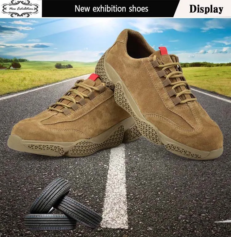 Новая выставочная Рабочая защитная обувь Уличная Повседневная мужская обувь защитные стальные носочные Кроссовки рабочие ботинки