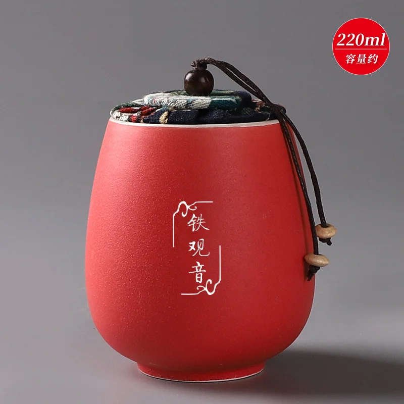 Банка для чая керамический герметичный коробка для хранения чая Tieguanyin Pu'er держатель емкость для чая Caddies чайная посуда контейнер Caddy ремесла - Цвет: N Style