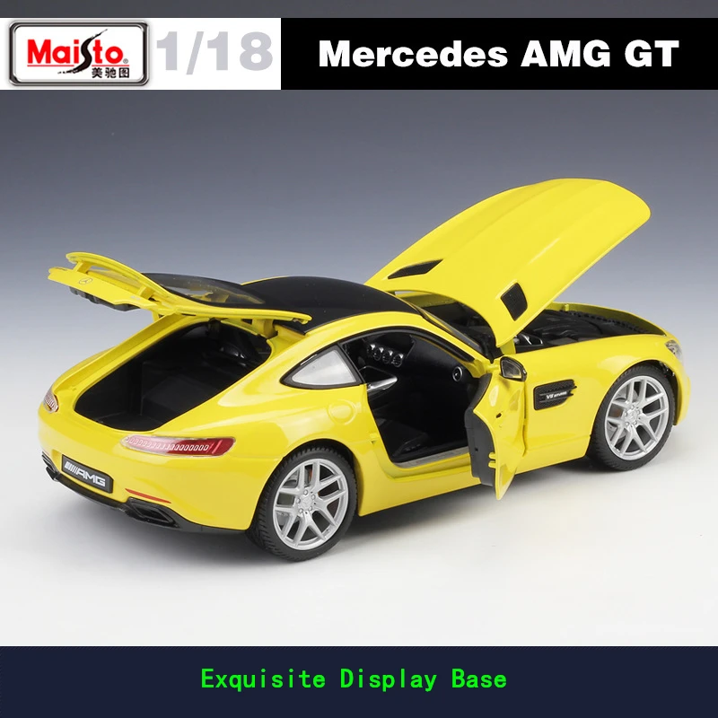 Maisto 1:18 Mercedes-Benz AMG GT спортивный автомобиль сплав Ретро модель автомобиля классическая модель автомобиля украшение автомобиля коллекция подарок