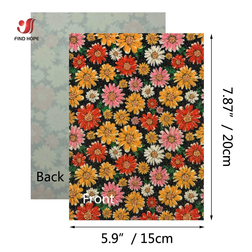 20pcs Wholesale Suede Daisy PLAID PU Faux Leatherette Glitter Sewing Fabric Mermaid Iridescent DIY Bag Bow Earring Handmade A5
