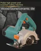 Stone cutting machine tile woodworking small portable household marble machine slotting machine 1