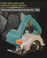 Stone cutting machine tile woodworking small portable household marble machine slotting machine 1