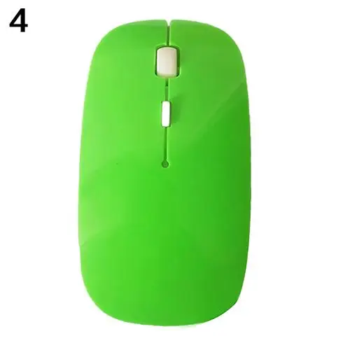 Зеленый Soris sans fil ordinateur soris Bluetooth soris silencieuse ПК soris ergonomique перезаряжаемый 2,4 ГГц soris optique USB - Цвет: Зеленый