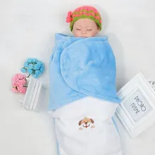 Детское постельное белье Пеленальный детский Конверт для новорожденных Фланелевое мягкое детское одеяло Спальный Мешок