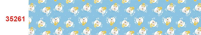 50 ярдов мультфильм печатных корсажная лента 35257 - Цвет: 35261