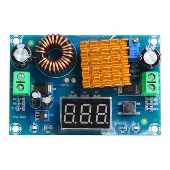 

HW-099 100W 5A DC-DC Step Up Boost Converter Board Digital Display 4-35V to 5-45V Booster Power Supply Module