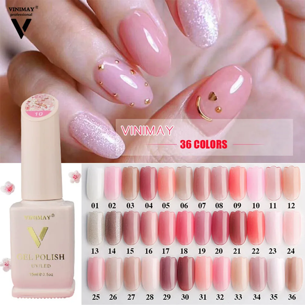 

New Candy Color Gel Nail Polish semi permanant UV Soak Off Nail Art Gel Polish Primer DIY Manicure Nails Gel Lacquer Tool
